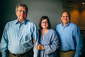 Meet our leadership team. From left, Frank McFadden, P.E., Founder and President; Hope McFadden, Founder and CFO; Brad Newton, P.E., Vice President and Senior Engineer. 